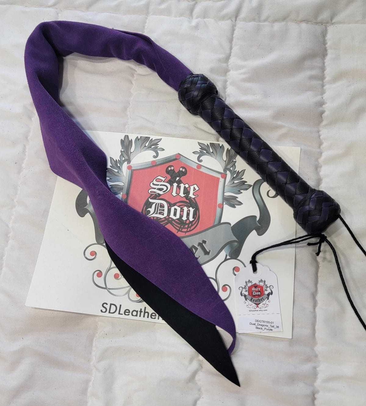 Dual_Dragons_Tail_36 Black_Purple ---Mature Content — photograph 1