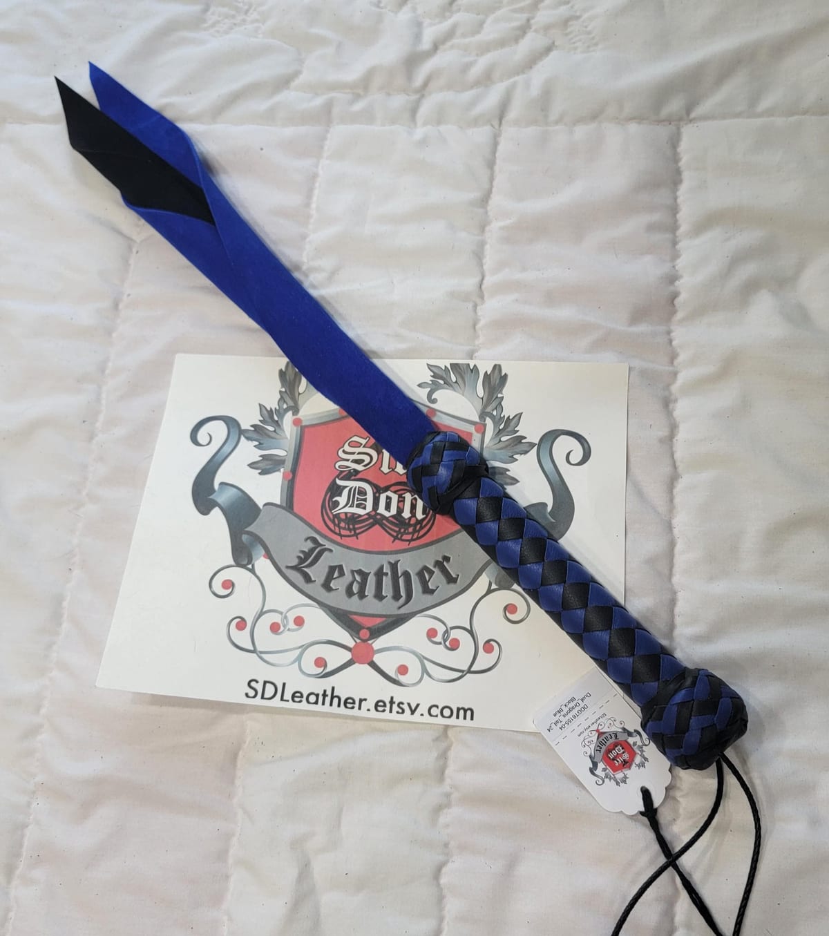 Dual_Dragons_Tail_24 Black_Blue ---Mature Content — photograph 1