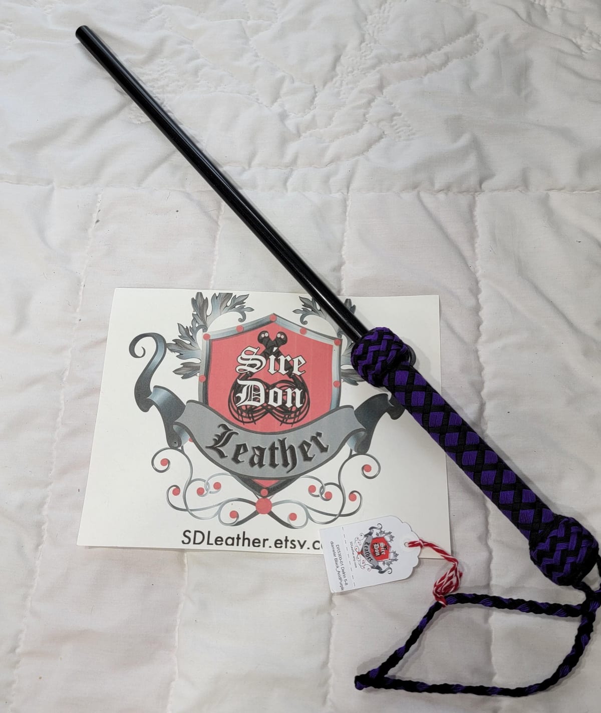 Delrin 5-8 diameter Black_AcidPurple — photograph 1
