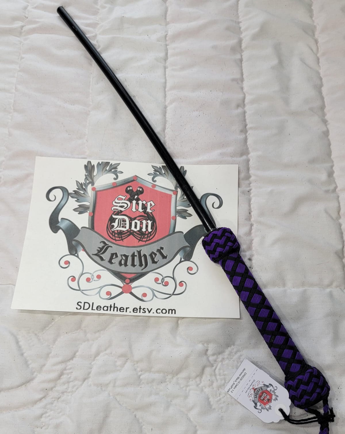 Delrin 1-2 diameter Black_AcidPurple — photograph 1