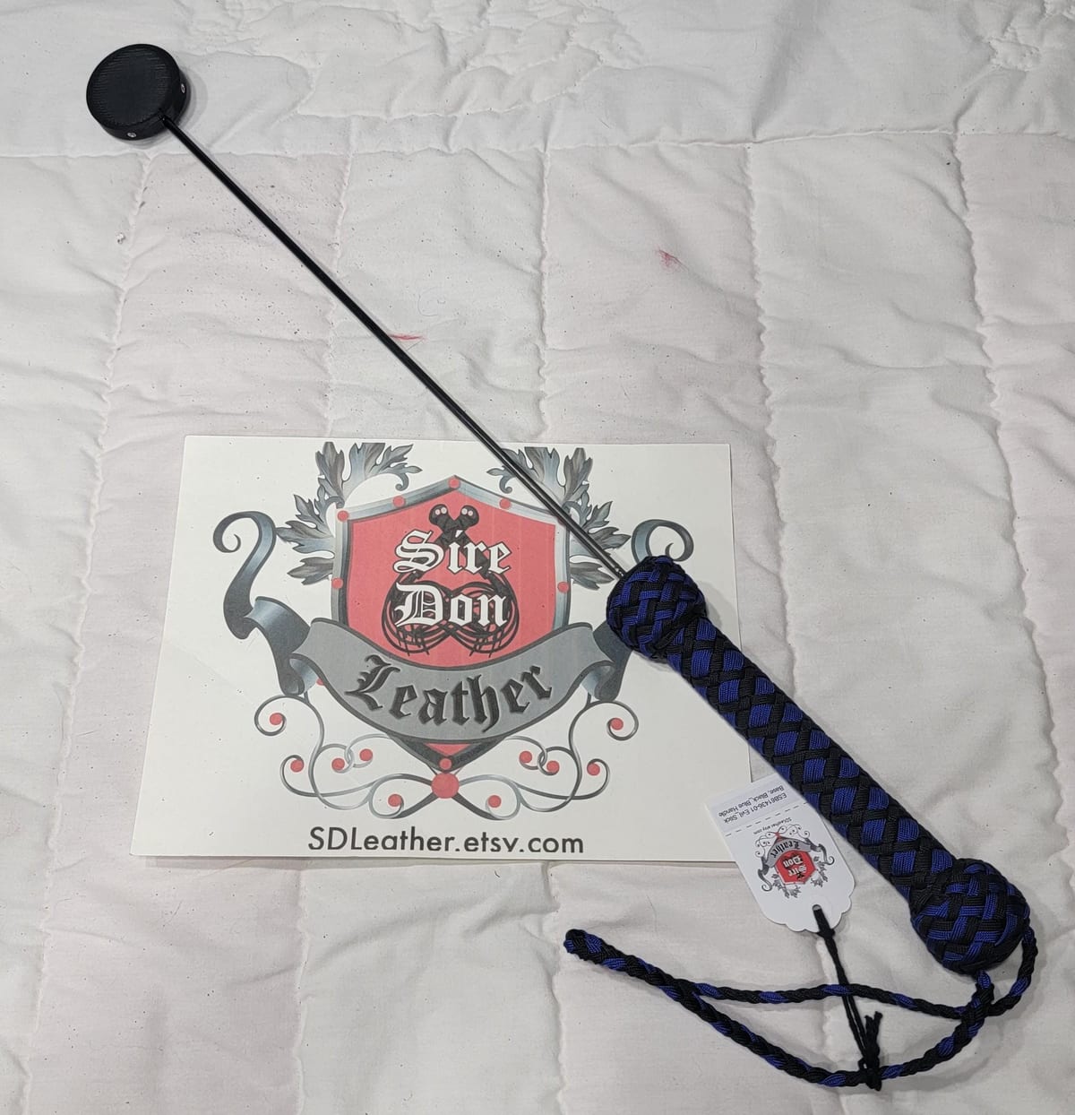 Evil_Stick Base, Black_Blue Handle --Mature Content — photograph 1