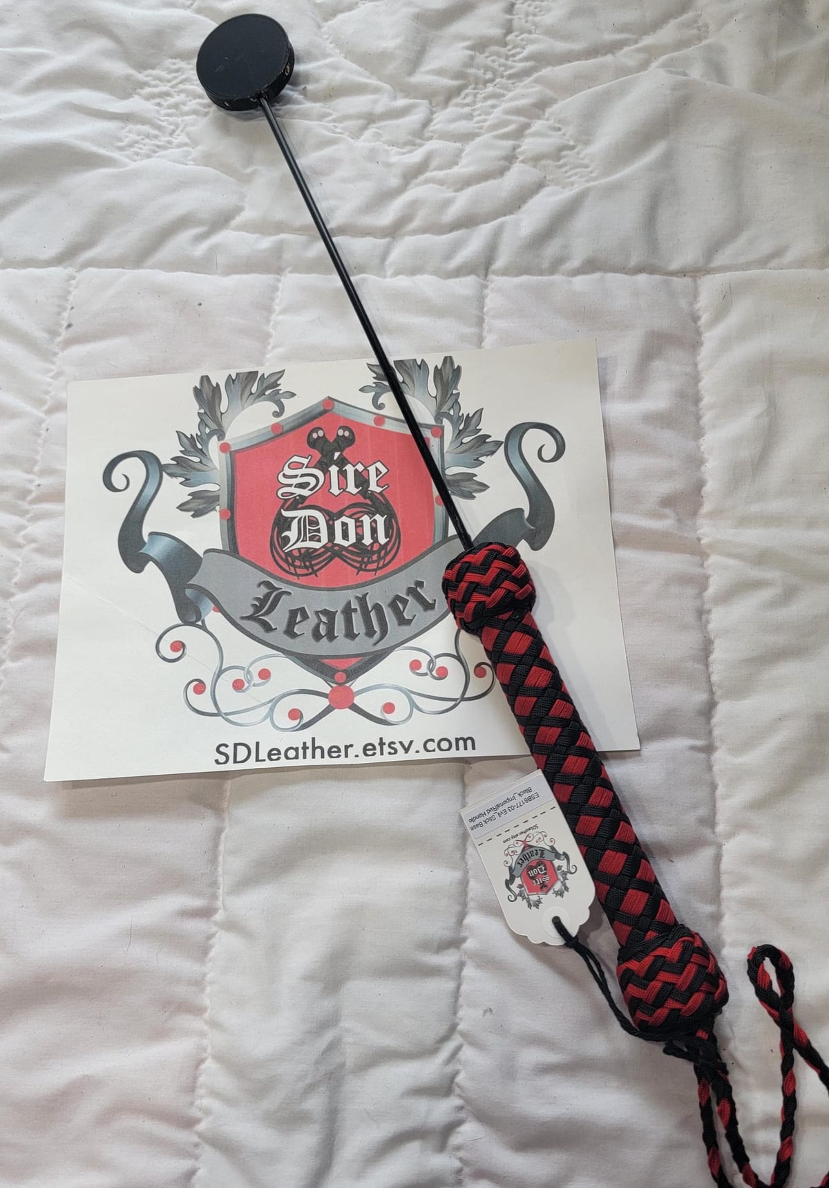Evil_Stick Base, Black_ImperialRed  Handle ---Mature Content — photograph 1