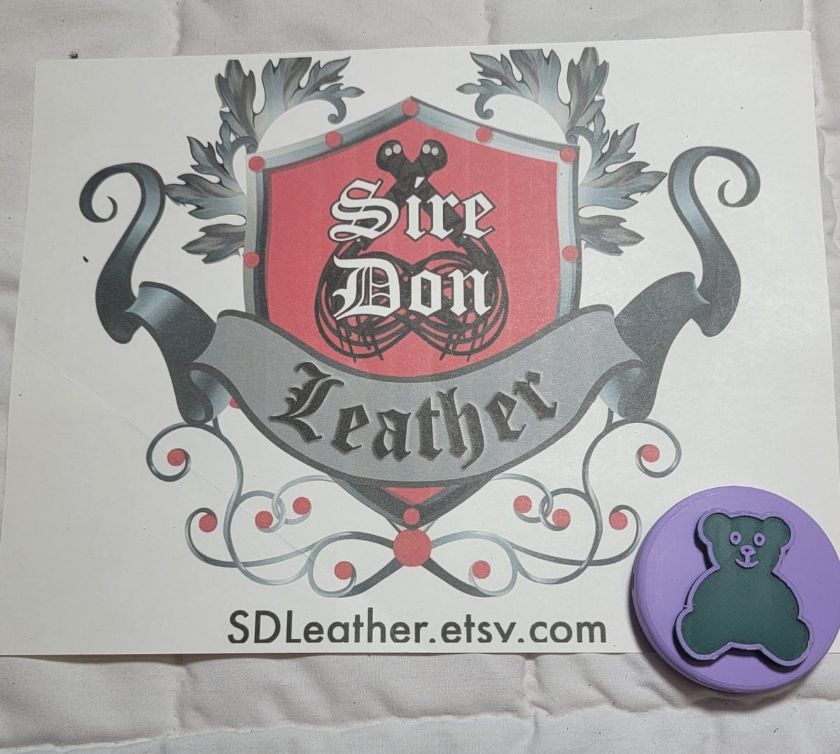 Evil_Stick Cover, Purple_Green Bear---Mature Content — photograph 1