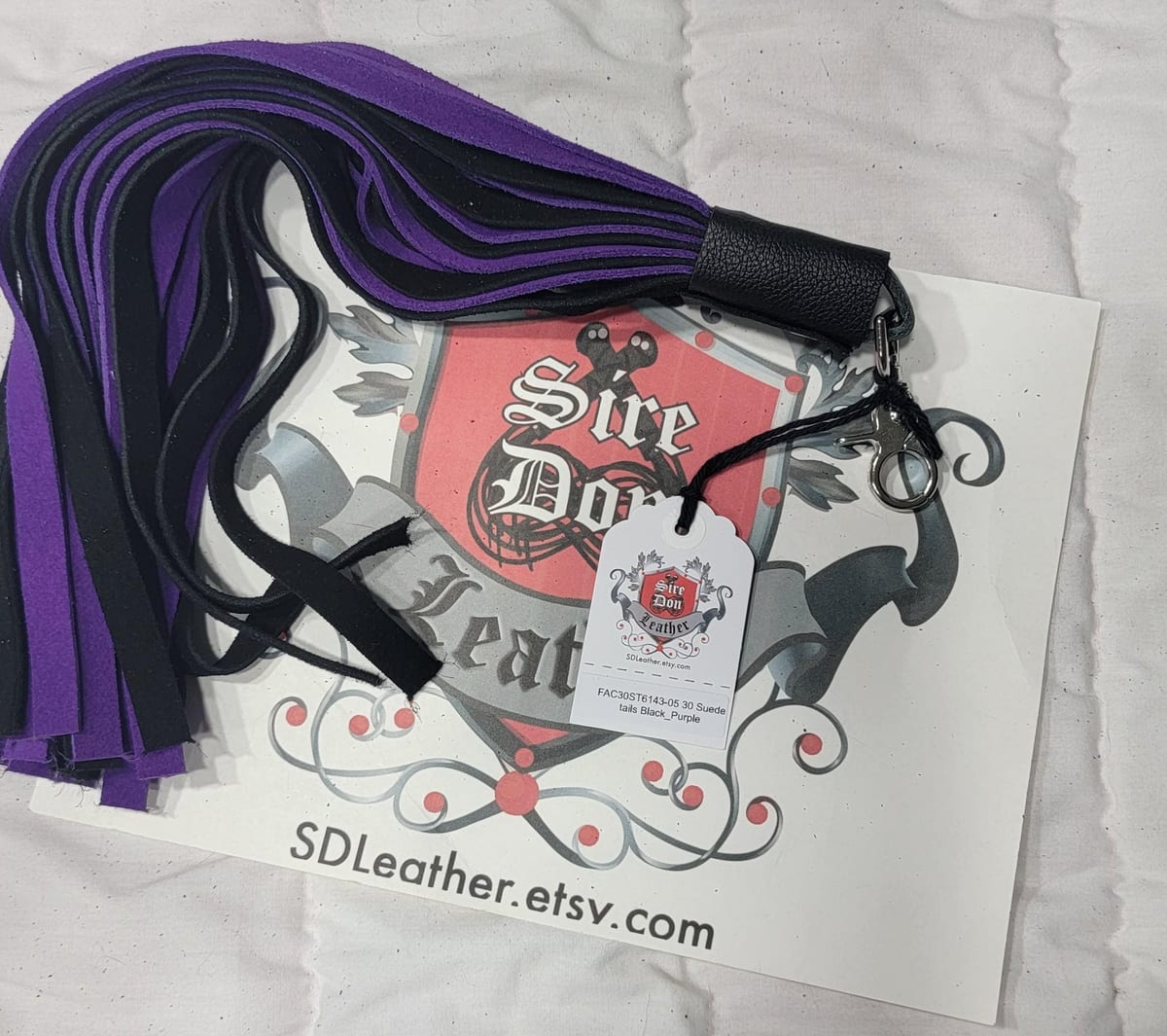 30 Suede tails Black_Purple — photograph 1