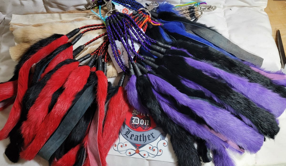 View 6 of 9: 45 Suede tails Black_Black — photograph 6