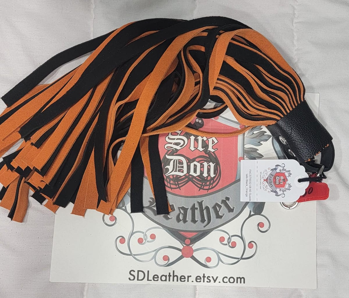 60 Suede tails Black_Orange — photograph 1