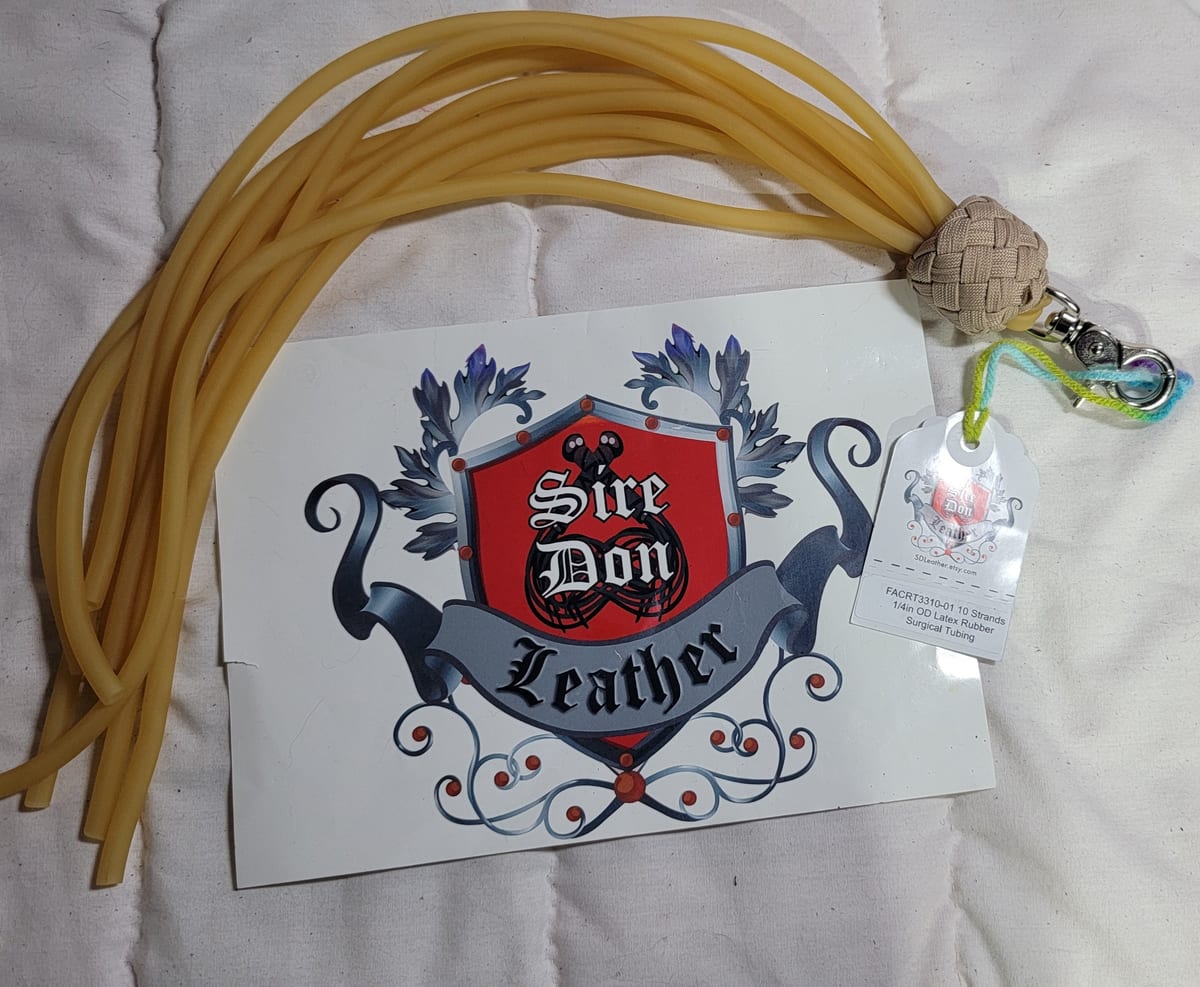 10 Strands 1/4in OD Latex Rubber Surgical Tubing — photograph 1