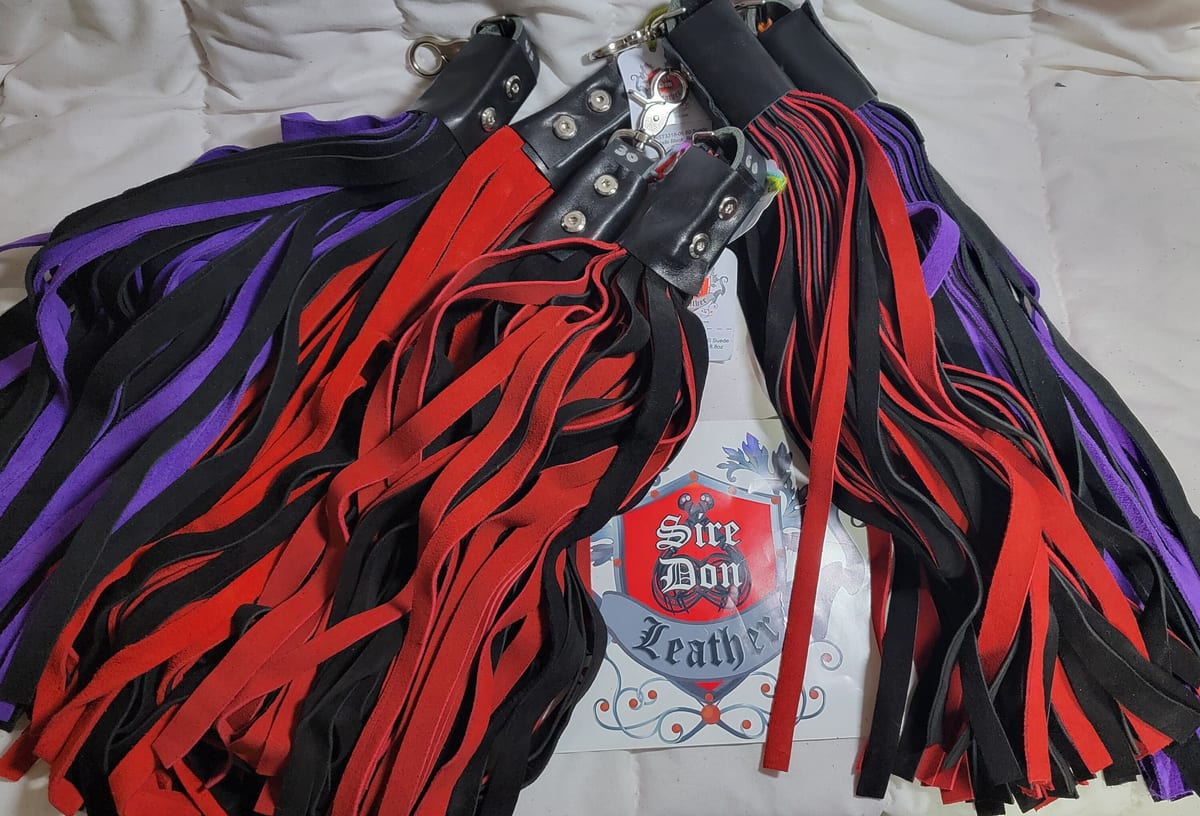 View 8 of 9: Flogger_String 2mm Blue_Black Set — photograph 8