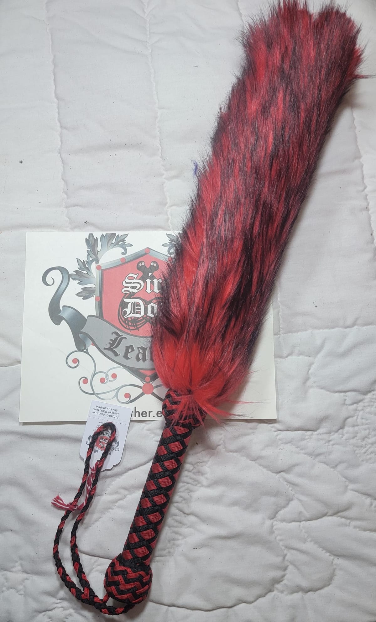 Faucx-Fur Thumper, Black_Red, Black_ScarletRed — photograph 1
