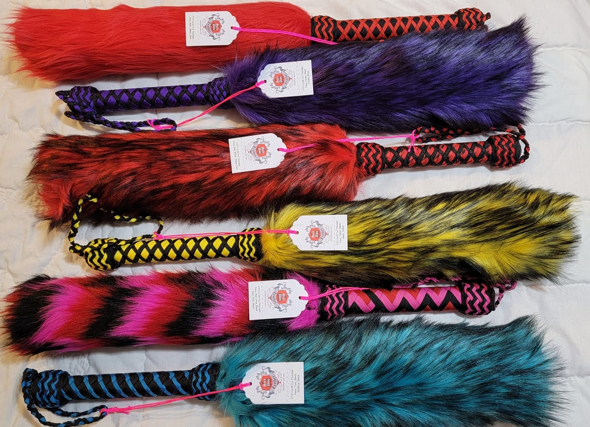 View 2 of 3: Faucx-Fur Thumper, Black_Orange, Black_intOrange — photograph 2