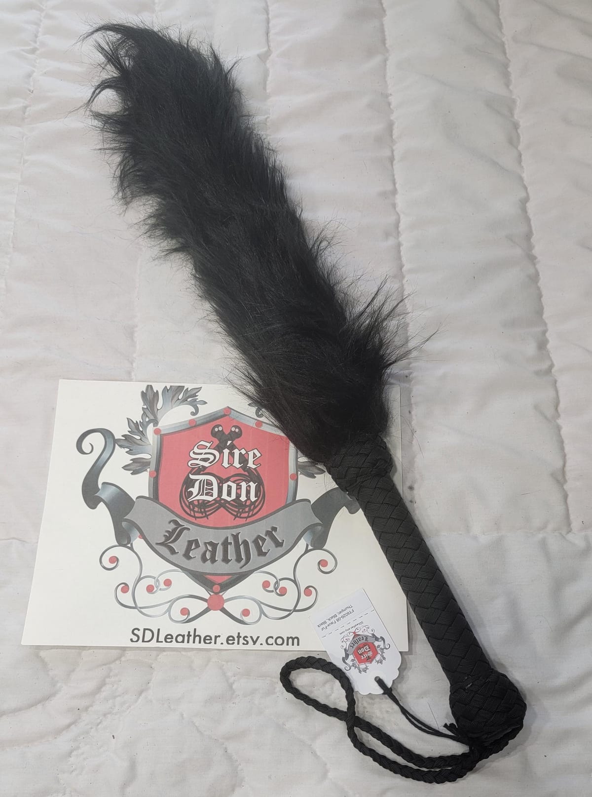 Faux-Fur Thumper, Black, Black — photograph 1