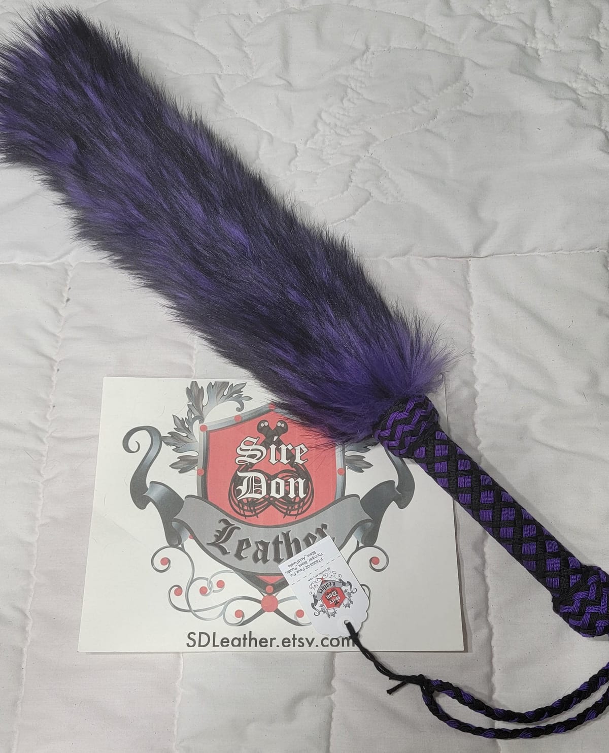 Faux-Fur Thumper, Black_Purple, Black_AcidPurple — photograph 1