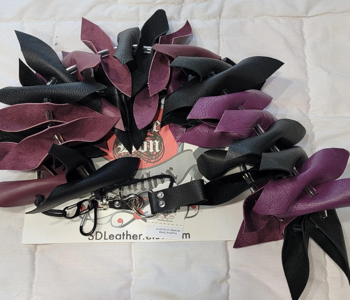 Flogger_PinWheel Black_Wine — photograph 1