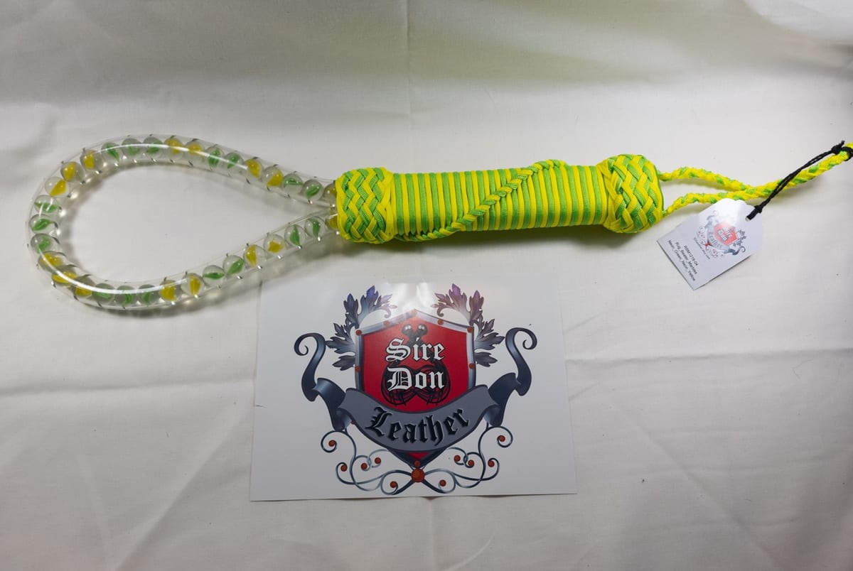Rug_Beater_Marbles Neon_Green_Neon_Yellow — photograph 1
