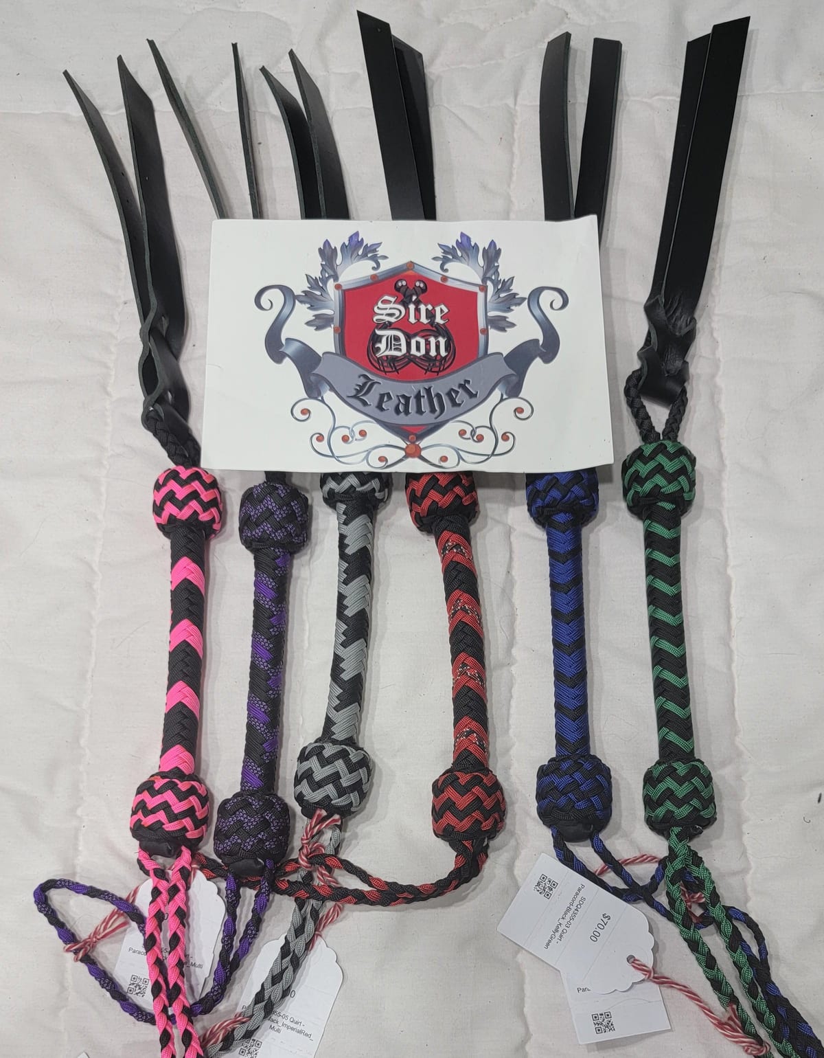 View 2 of 2: Quirt - Paracord-Black_Pink ---Mature Content — photograph 2