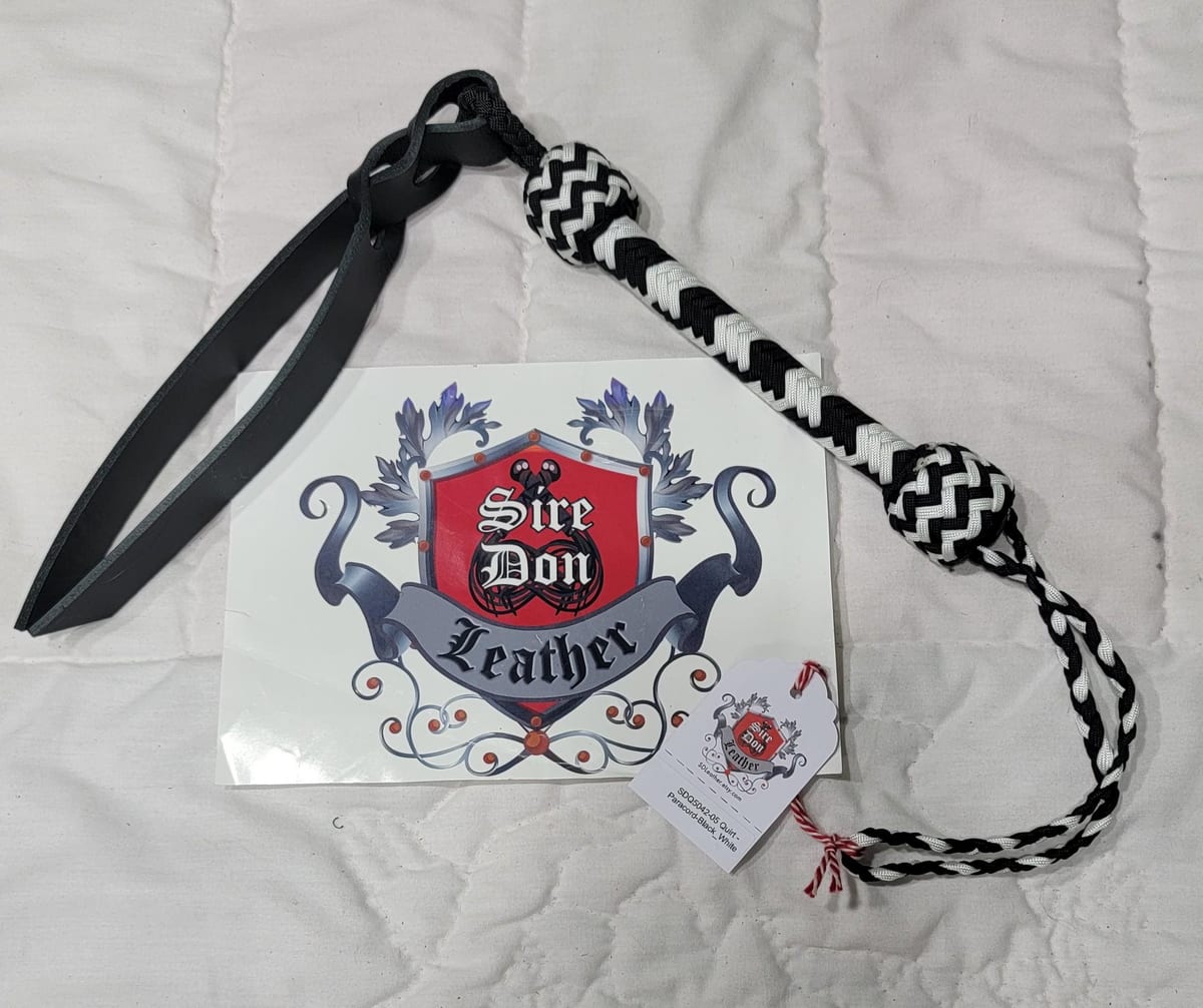 Quirt - Paracord-Black_White ---Mature Content — photograph 1